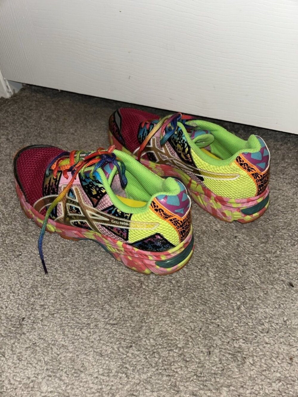 Asics Gel Noosa Tri 8 Multi-Color Running Triathlon Sneaker Shoes Size 6.5 - Picture 5 of 7